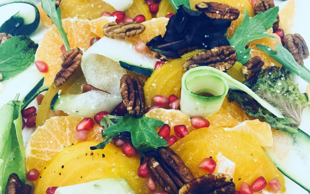 Sweet Yellow Beet and Tangerine Salad