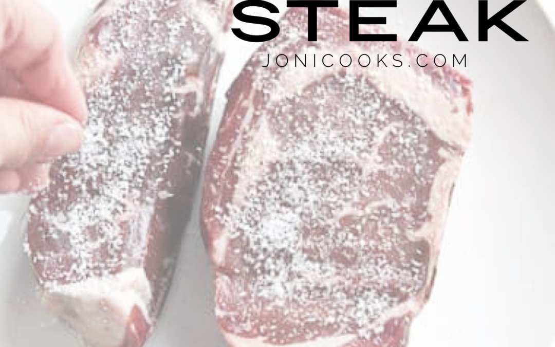 Salting your Steak!